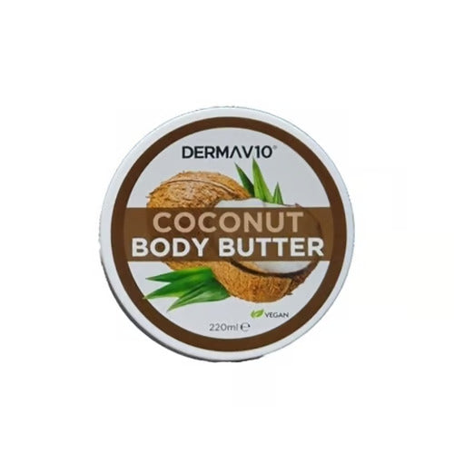 Derma V10 Coconut Body Butter 220ml